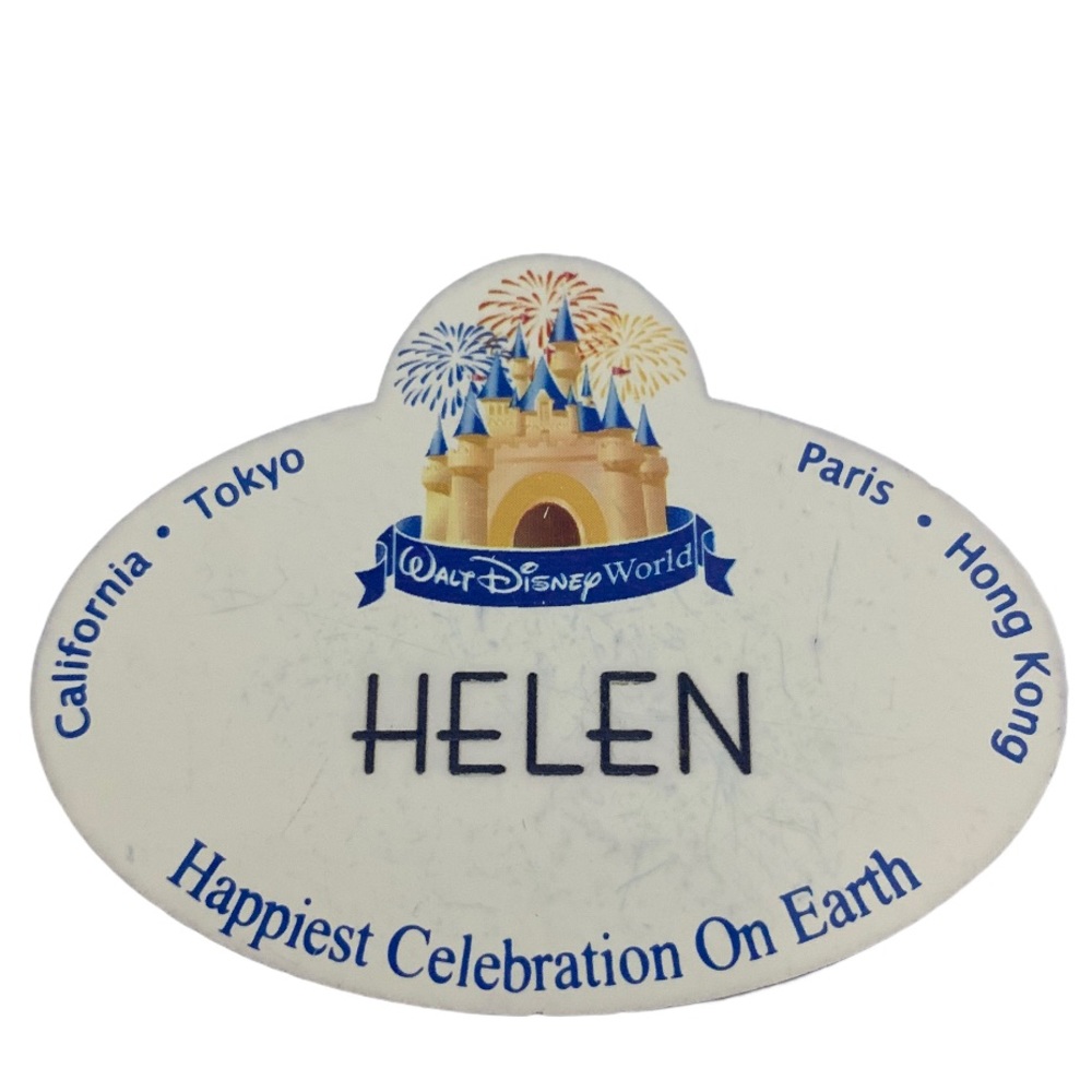 Disney World Cast Member Name Tag Helen